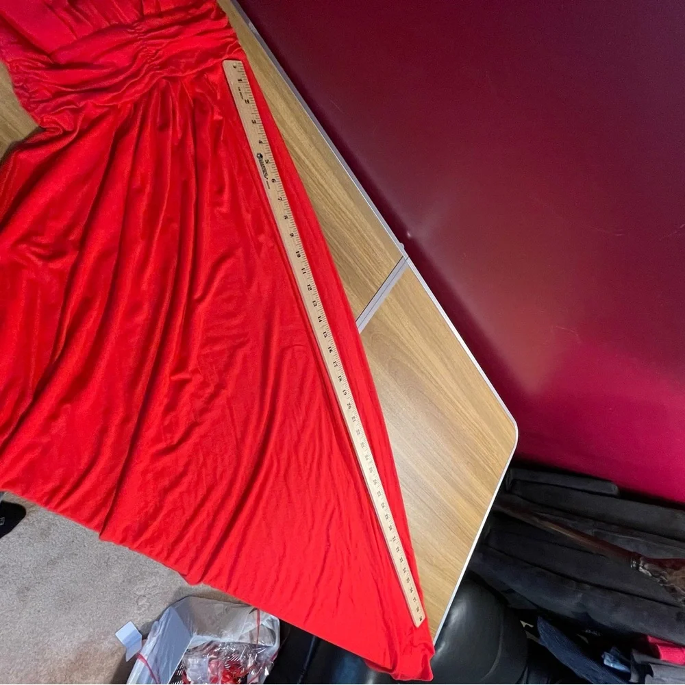 Tart Vibrant Red Maxi Dress - Picture 6 of 9